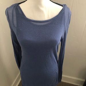 Michael Kors layered Sweater Top Size Large